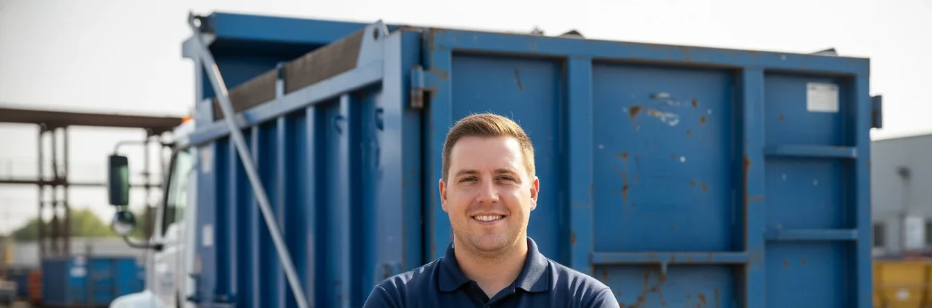 Anthony Reyes, Lead Truck Driver at Hoult Bros Dumpster Rental Racine in Racine, WI